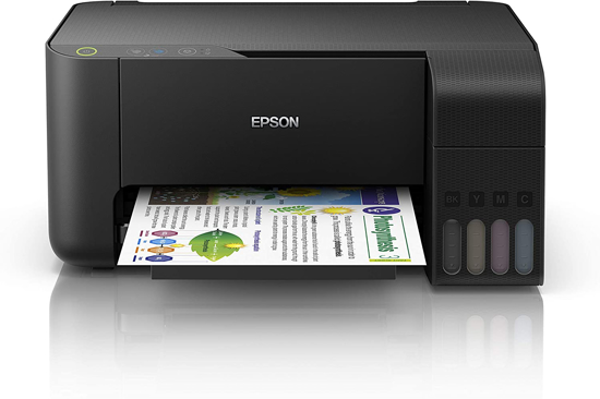 Image sur Imprimante multifonction à Jet d’encre EPSON EcoTank L3110 - Noir
