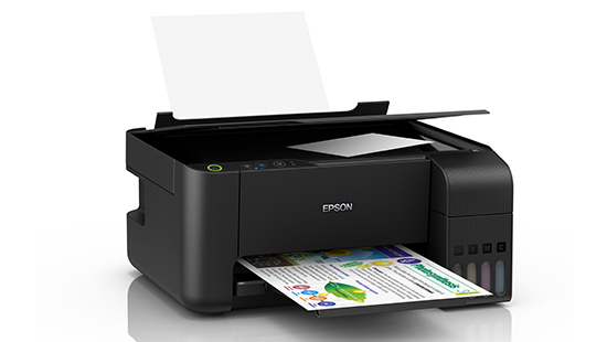 Image sur Imprimante multifonction à Jet d’encre EPSON EcoTank L3110 - Noir