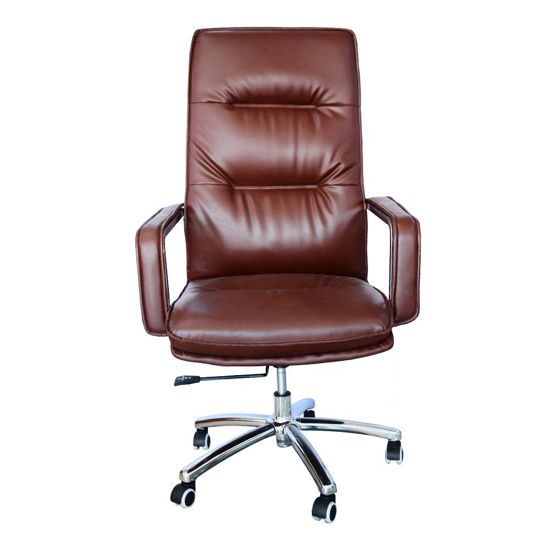 Image sur Fauteuil Directeur - Cuir marron
