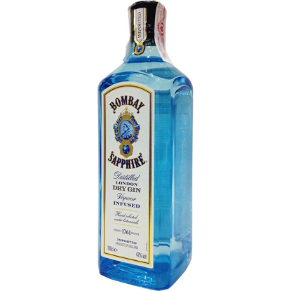 Agrandir l'image de BOMBAY SAPPHIRE GIN 75CL GEX 47% Image de BOMBAY SAPPHIRE GIN 75CL GEX 47%