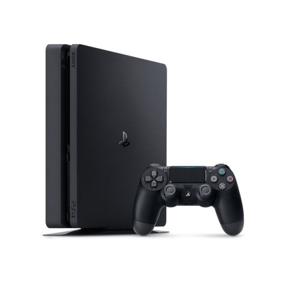 Image de playstation 4 sony slim - 1tera - pucer avec 15 jeux - une manette