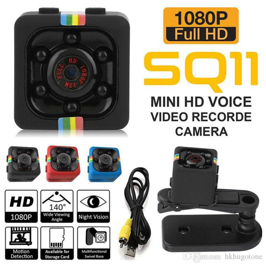 Image sur Mini caméra espion SQ11 HD Vision nocturne 1080P DV vidéo Full HD Micro-caméra LED infrarouge