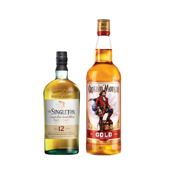 Image sur Pack Whisky The Singleton OF Dufftown 12 ans+Captain Morgan Gold
