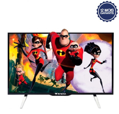 TV LED INNOVA 43A105TS - 43" - Décodeur et régulateur intégrés - Full HD - Noir - 12 mois garantis-iziwaycameroun TV LED INNOVA 43A105TS - 43" - Décodeur et régulateur intégrés - Full HD - Noir - 12 mois garantis