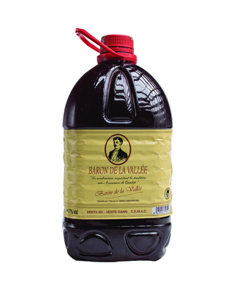 Image de BARON DE LA VALLEE( Rouge moelleux ) - 5l