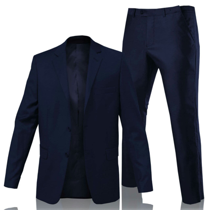 Agrandir l'image de Costume Homme - 2 Pièces - 2 Boutons - Bleu Nuit Image de Costume Homme - 2 Pièces - 2 Boutons - Bleu Nuit