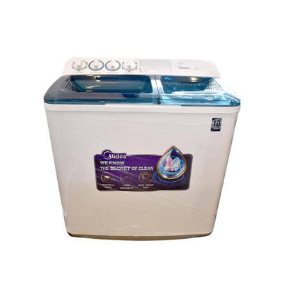 Machine à laver semi-automatique Midea Mtg100 - 10 kg - blanc et bleu - 06 mois garantis Machine à laver semi-automatique Midea Mtg100 - 10 kg - blanc et bleu - 06 mois garantis - iziway Cameroun