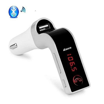 Agrandir l'image de CARG7 Bluetooth Car MP3 FM Transmitter Charger Image de CARG7 Bluetooth Car MP3 FM Transmitter Charger