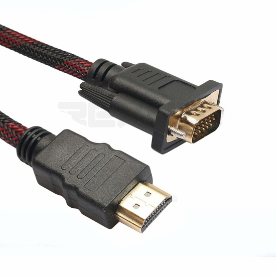 Image sur Câble Convertisseur HDMI mâle vers VGA 15 broches
