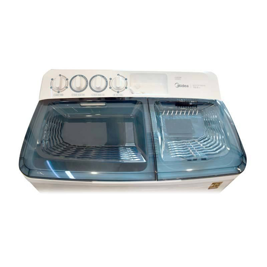 Image sur Machine à laver semi-automatique Midea Mtg80 - 8 kg - blanc et bleu - 06 mois garantis