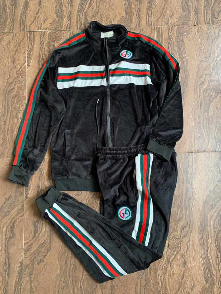 Survêtement 2 Pièces Homme PADOLA - Jacquard, Col Rond, Pantalon Jogging Streetwear