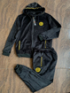 Image sur Ensemble Jogging Versace - Col Capuche - 2 Pièces Haut Et Pantalon - Noir