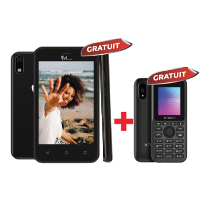 Agrandir l'image de Forfait MTN - 15GB ( 5GB/ mois ) valides 3 mois + 01 Téléphone RIO 3G et 01 Téléphone XTOUCH L4 OFFERTS Image de Forfait MTN - 15GB ( 5GB/ mois ) valides 3 mois + 01 Téléphone RIO 3G et 01 Téléphone XTOUCH L4 OFFERTS