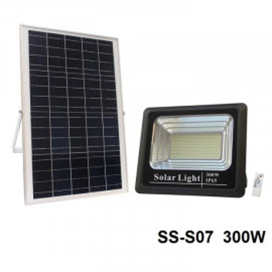 Image sur projecteur solaire 300w