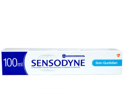 Agrandir l'image de SENSODYNE Dentifrice Soin quotidien 100 ML Image de SENSODYNE Dentifrice Soin quotidien 100 ML