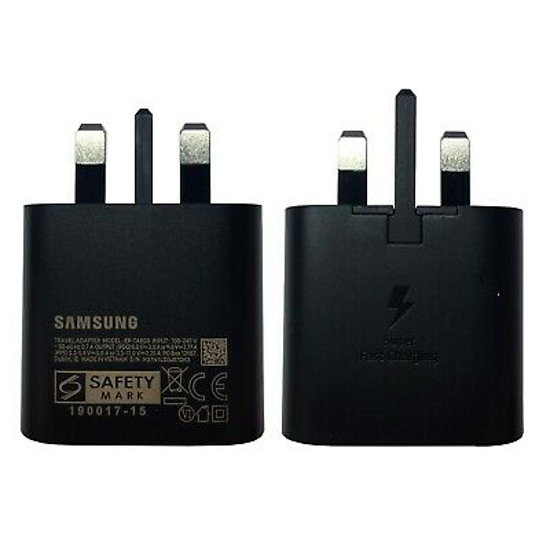 Image sur Samsung Chargeur ( Boitier + cordon sortie c ) Secteur Ultra Rapide 25W Noir