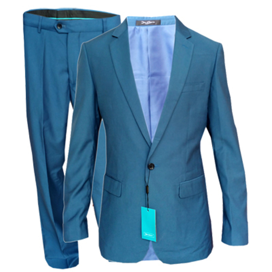 Image sur Costume Homme - 2 Pièces - 2 Boutons - Bleu Turquois