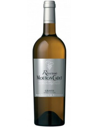 Agrandir l'image de MOUTON CADET RESERVE GRAVE BLANC 2015 A.O.C 12,50° 75CL - 6 Bouteilles Image de MOUTON CADET RESERVE GRAVE BLANC 2015 A.O.C 12,50° 75CL - 6 Bouteilles