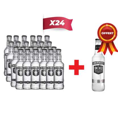 Agrandir l'image de Casier SMIRNOFF ICE BLACK- 24 bouteilles Image de Casier SMIRNOFF ICE BLACK- 24 bouteilles