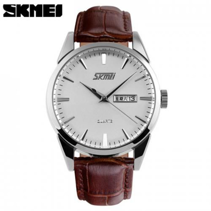 Image de Montre Mixte Bracelet Simili Cuir - SKMEI