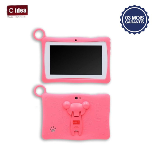 Tablette éducative pour enfants - 16Go ROM/ 2Go RAM Extensible - C idea- 03 mois - iziway cameroun