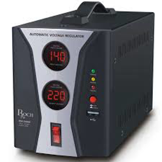 Image sur Régulateur de tension Roch RSB-2000E - Avec port USB - 2000Va - 6 Mois