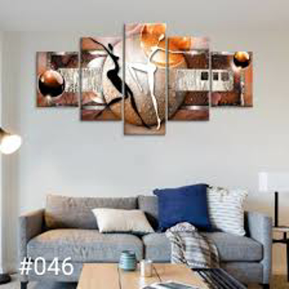 Agrandir l'image de Tableau Décoratif d'intérieur - African Style - 5 en 1 Image de Tableau Décoratif d'intérieur - African Style - 5 en 1