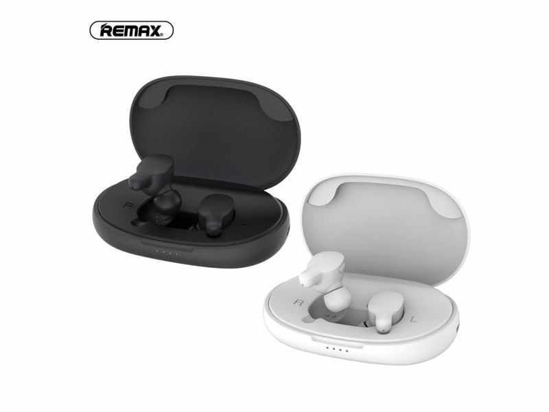 Image sur REMAX TWS-3 écouteurs stéréo sans Fil Bluetooth TWS True Music Noir Et Blanc