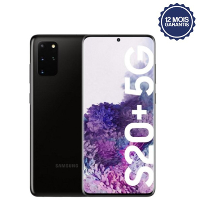 Agrandir l'image de Samsung Galaxy S20 Plus - smartphone - 6,7'' - 128Go/12Go - 64Mpx/10Mpx - 12 Mois Garantis Image de Samsung Galaxy S20 Plus - smartphone - 6,7'' - 128Go/12Go - 64Mpx/10Mpx - 12 Mois Garantis