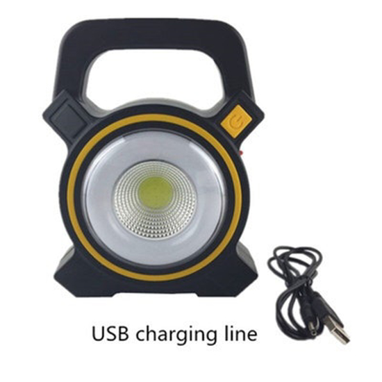 Image sur Lampe Led solaire avec power bank cob work contenant une sortie USB pour recharge téléphoneet ...