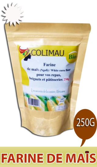 Image sur farine de Mais blanc - colimau bio - 250g*1