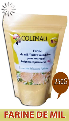 Agrandir l'image de Farine de mil jaune  - colimau bio -  Carton de 250g*20 Image de Farine de mil jaune  - colimau bio -  Carton de 250g*20