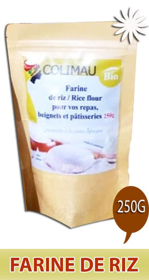 Image sur farine de riz blanc - colimau bio - Carton de 250g *20