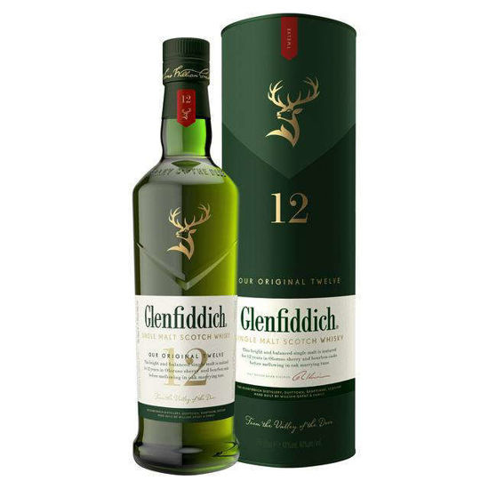 Image sur Whisky Glenfiddich - Single malt scotch  -70cl -12 ans
