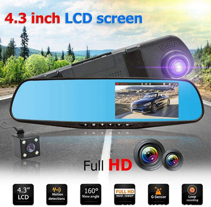 Agrandir l'image de Caméra de Recul, pour Voiture Miroir Dash Cam, Détection de Mouvement, Grand Angle 90-110 °, étanche, Caméra de Rétroviseur à Double Objectif, Choc de Tension Anti-surtension, Anti-Vibration Image de Caméra de Recul, pour Voiture Miroir Dash Cam, Détection de Mouvement, Grand Angle 90-110 °, étanche, Caméra de Rétroviseur à Double Objectif, Choc de Tension Anti-surtension, Anti-Vibration
