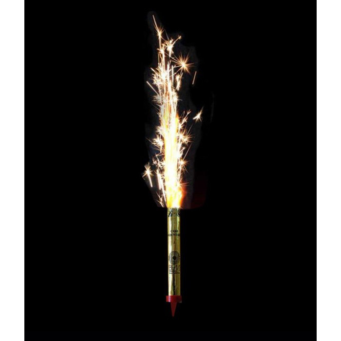 Lot De 4 Bougies Fontaine D'artifice Pour Gâteau D'anniversaire - Durée 60s