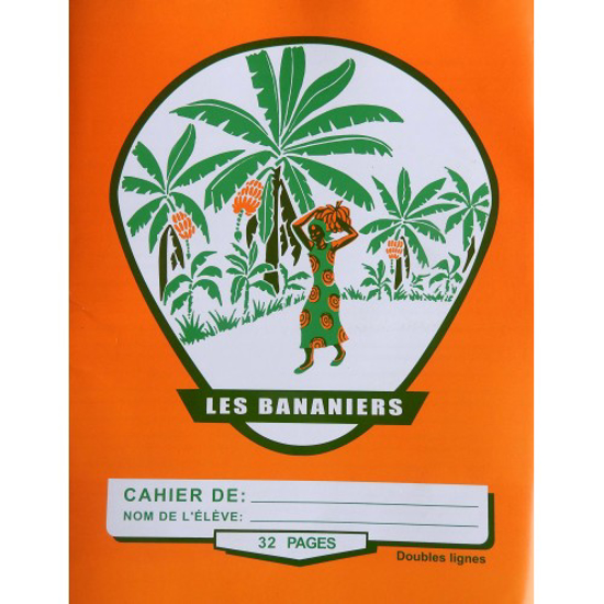 Image sur cahier 32 pages Bananier SAFCA - Double Ligne