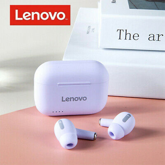 Image sur Écouteurs  bluetooth sans fil Lenovo LivePods LP1S - Blanc