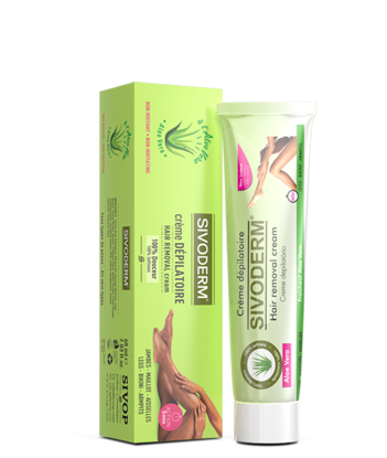 Agrandir l'image de Crème dépilatoire a l'aloé Vera SIVODERM - 130ml Image de Crème dépilatoire a l'aloé Vera SIVODERM - 130ml