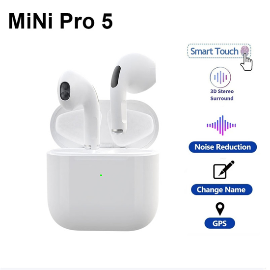 Image sur Ecouteurs Bluetooth sans fil  Pro5 - Blanc