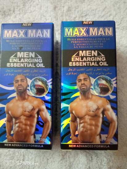 Image sur 2 X Max man huile pour agrandissement penis