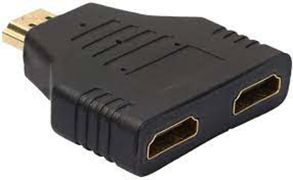 Image de Adaptateur de Conversion HDMI Male  vers Double HDMI femelle