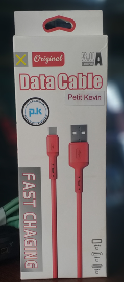 Long Cable Pt Kevin pour une charge rapide et efficace 1m rouge pour téléphone IPhone vous garanti une charge complète et vraie de votre batterie en optimisant celle-ci
