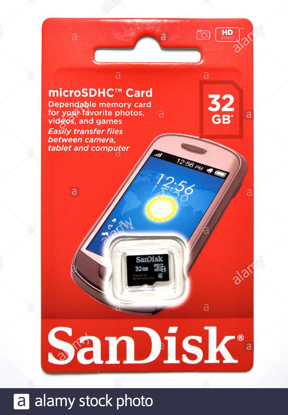 Image de Carte mémoire SanDisk 32Gb pour document et données personnelles