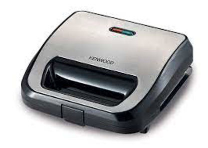 Image de Kenwood 3 en 1 Sandwich Maker (Sandwich, grill/griddle, Gauffre) Black/Metal SMM02.