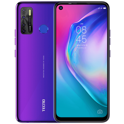 Agrandir l'image de TECNO Camon 15 - smartphone  - 64GB/4GB - 48MP/16MP - 6.6 pouces - reconnaissance faciale - 03 mois garantie Image de TECNO Camon 15 - smartphone  - 64GB/4GB - 48MP/16MP - 6.6 pouces - reconnaissance faciale - 03 mois garantie