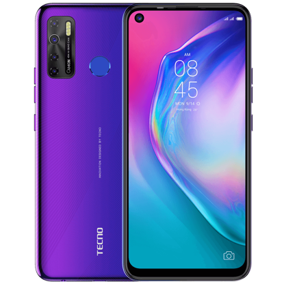 Agrandir l'image de TECNO Camon 15 - smartphone - 64GB/4GB - 48MP/16MP - 6.6" - reconnaissance faciale - 12 mois garantis Image de TECNO Camon 15 - smartphone - 64GB/4GB - 48MP/16MP - 6.6" - reconnaissance faciale - 12 mois garantis
