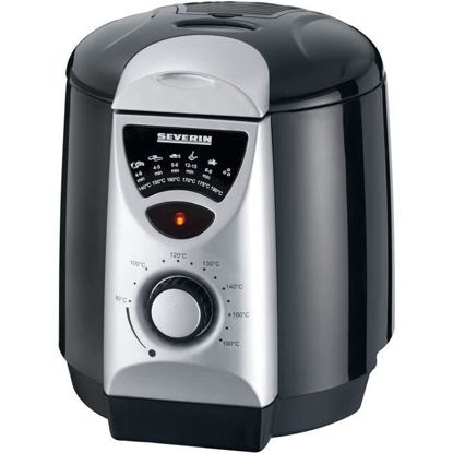 Agrandir l'image de Mini friteuse fondue 950ml - 840W - Noir  - 6 Mois Garantis Image de Mini friteuse fondue 950ml - 840W - Noir  - 6 Mois Garantis