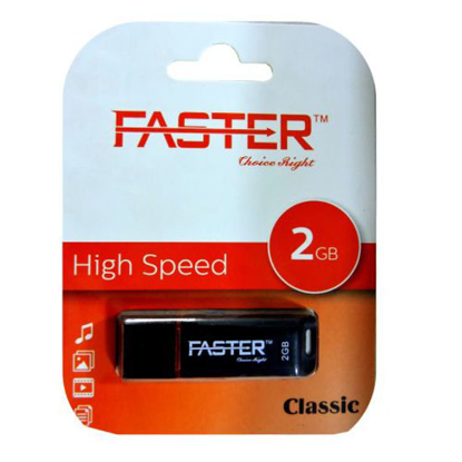 Agrandir l'image de Clé USB FASTER   - 2Go - Noir Image de Clé USB FASTER   - 2Go - Noir