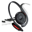 Image sur Casque d'écoute de sport sans fil Bluetooth Cootree résistant à l'eau avec microphone noir / rouge